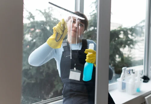 Nettoyage de vitres intérieures et extérieures à Maillat